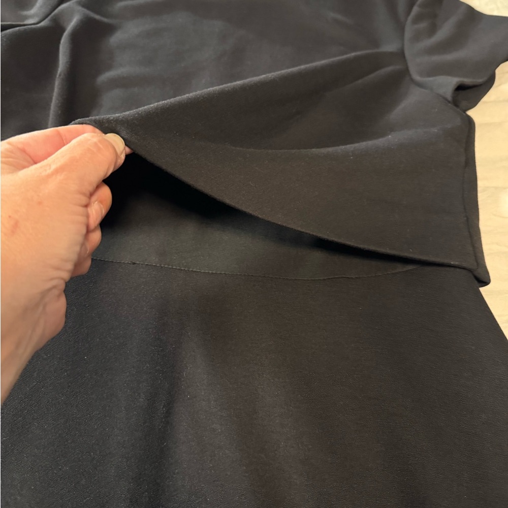 Donna Morgan Black Womens Layered Midi Dress size 6 - Picture 10 of 10